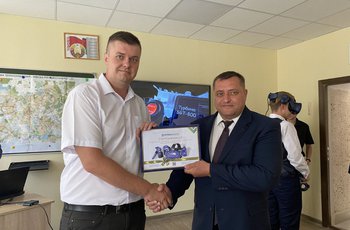 Филиал "Учебный центр" передал VR-тренажер Минскому энергетическому колледжу
